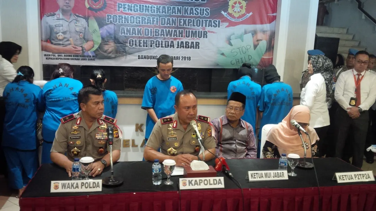 Peran 6 Tersangka Kasus Video Mesum Bocah-Wanita Dewasa