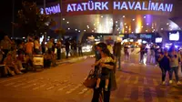 Suasana pascateror di Bandara Istanbul Turki (Reuters)