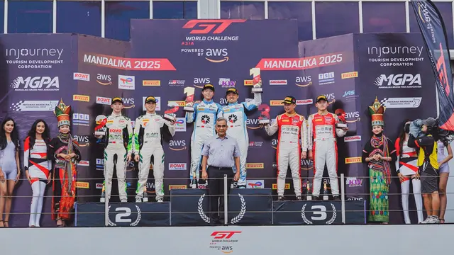 Bob Yuan/Leo Ye Merajai Race 1 GT World Challenge Asia Mandalika 2025