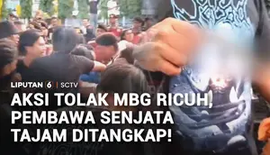 Demo Tolak MBG Berakhir Ricuh, Tiga Mahasiswa Diamankan Polisi