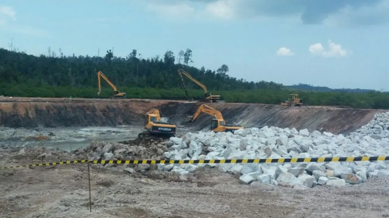 Presiden Joko Widodo (Jokowi) menargetkan pembangunan Bendungan Sei Gong, Batam, Kepulauan Riau rampung pertengahan 2018. 
