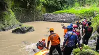 Ibu dan Balita Yang Rumahnya Ambruk dan Terseret Air Bah di Tabanan Ditemukan