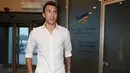 Striker Kroasia, Mario Mandzukic tiba di markas Juventus di Turin untuk menandatangani kontrak dan menjalani tes medis. (Juventus.com)