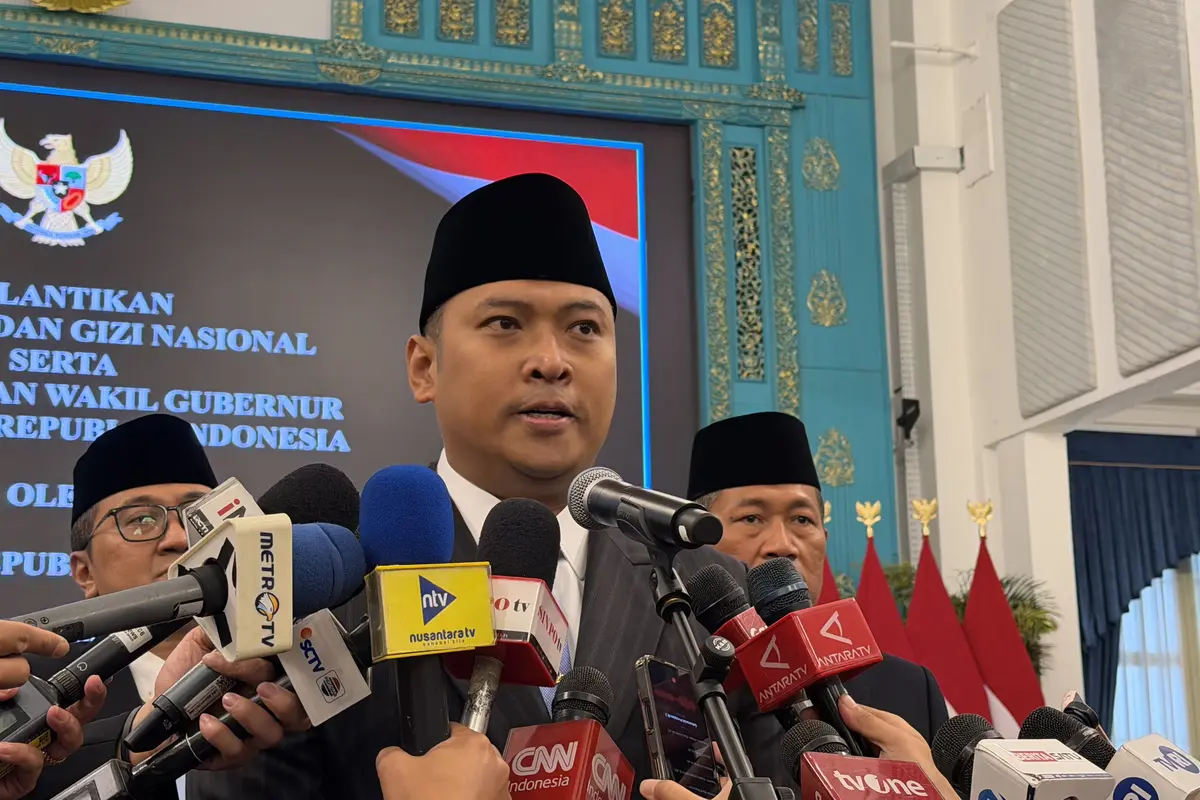 Kepala Badan Gizi Nasional (BGN), Sudaryono di Istana Negara Jakarta, Rabu (22/7/2026). (Liputan6.com/Lizsa Egeham)