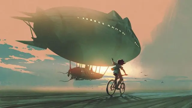 Ilustrasi digital karya Tithi Luadthong