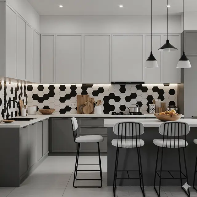 Dapur Monokrom Kekinian