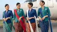 Potret Seragam Baru Pramugari Garuda Indonesia Rancangan Obin, Sematkan Motif Lereng Penuh Makna