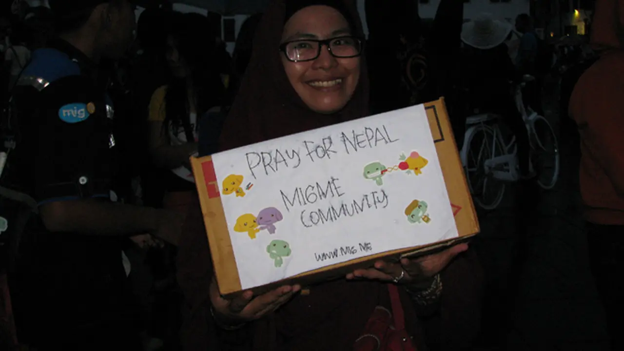 Komunitas Migme Galang Dana Buat Korban Gempa Nepal