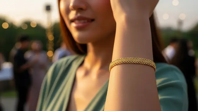 Gelang Emas Ringan