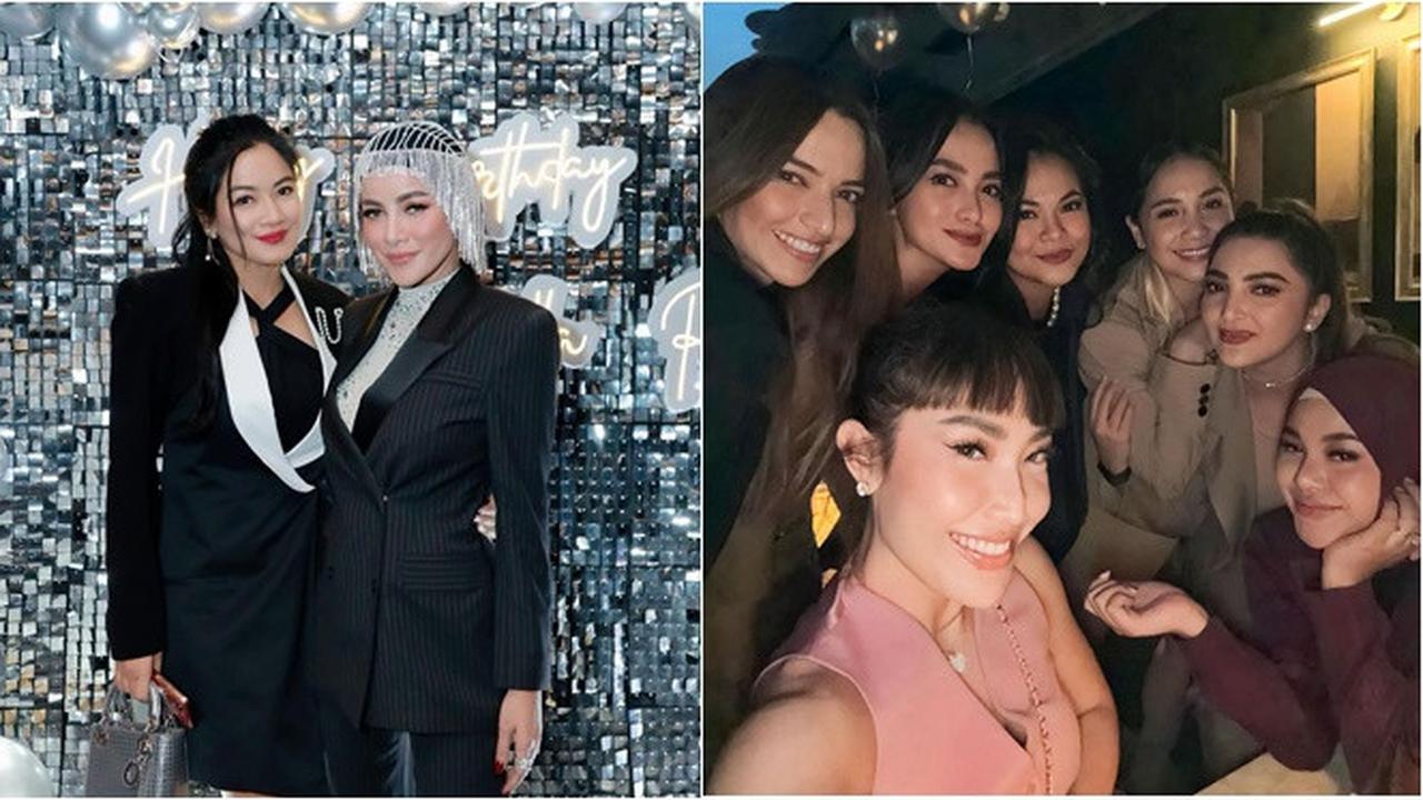 7 Potret Pesta Ultah Olla Ramlan ke-44, Gaya Memukau Geng Cendol Jadi Sorotan