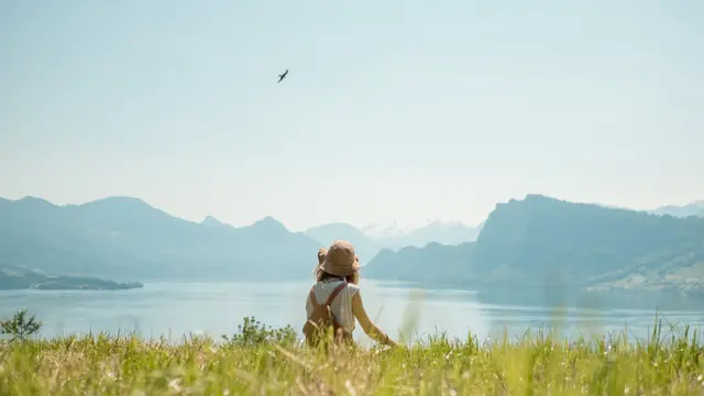 Ilustrasi menata hidup, diri sendiri, merenung, tenang