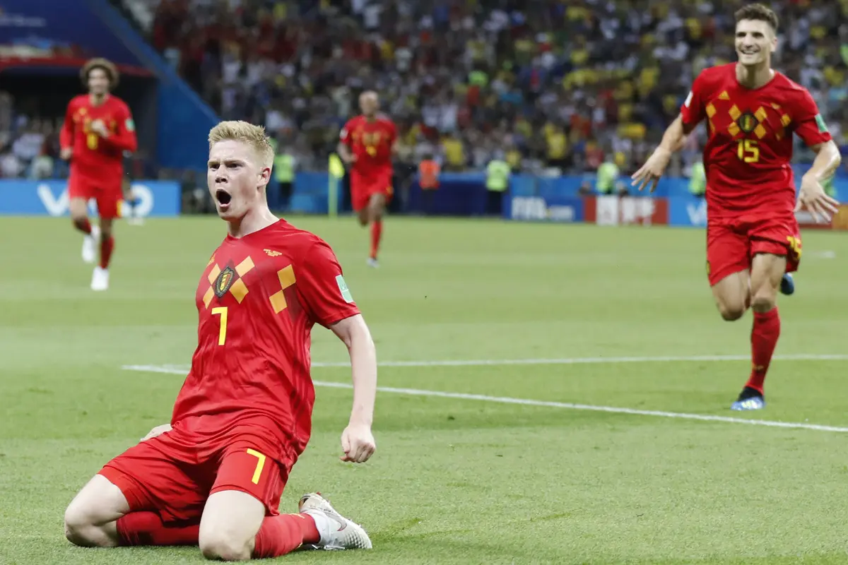 FOTO: Kalahkan Brasil, Belgia Tantang Prancis di Semifinal