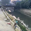 Jalan Amblas Pulo Gadung Diduga Disebabkan Alat Berat