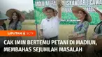 Calon Wakil Presiden, Muhaimin Iskandar berkampanye di Kabupaten Madiun, Jawa Timur. Muhaimin bertemu para petani untuk menyerap aspirasi mereka.
