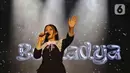 Di hari pertama gelaran KapanLagi Buka Bareng BRI Festival 2025, Bernadya tampil menghibur ribuan fans dan pengunjung yang hadir. (Liputan6.com/Angga Yuniar)