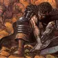 Anime Berserk yang diadaptasi dari manga karya Kentaro Miura. (Hak Cipta Hakusensha)