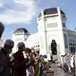 Masyarakat antusias ikuti Salat Idul Fitri di Masjid Raya Al Mashun Medan