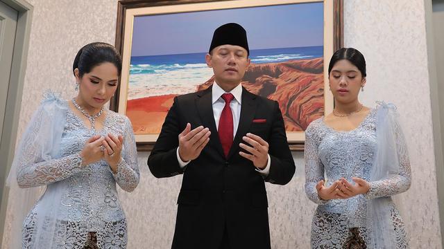 7 Potret Penampilan Annisa Pohan di Momen Pelantikan AHY, Banjir Pujian