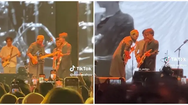 6 Momen Reuni Sheila On 7 Bareng Sakti di Konser Yogyakarta, Bikin Penonton Terharu
