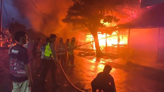 Kronologi Kebakaran Pasar Pagi Pemalang Hanguskan Ratusan Kios, Api Baru Bisa Padam Rabu Pagi