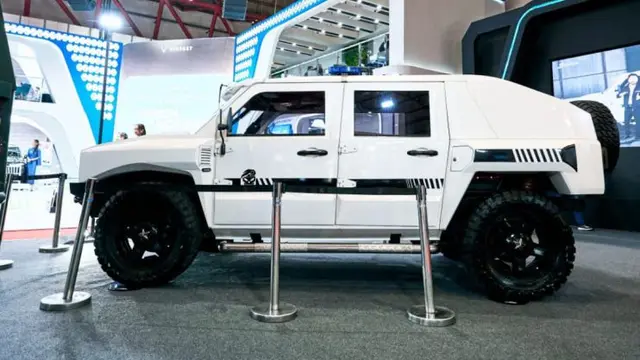 Curi Perhatian, Pindad Maung MV1 dan MV2 Mejeng di IIMS 2026 (Arief A/Liputan6.com)