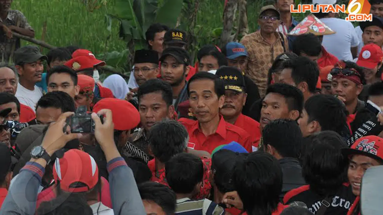 [FOTO] Usai Targetkan Menang Telak, Jokowi Curhat Tak Tidur 3 Hari