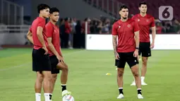 Timnas Indonesia bakal diperkuat sejumlah pemain yang saat ini berkiprah di luar negeri. (Liputan6.com/Helmi Fithriansyah)