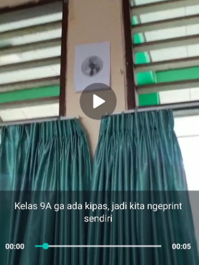 5 Potret AC di Sekolah Ini Nyeleneh Banget, Ada yang Low Budget