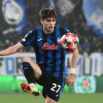 Bek Atalanta, Marco Palestra. (Isabella BONOTTO / AFP)