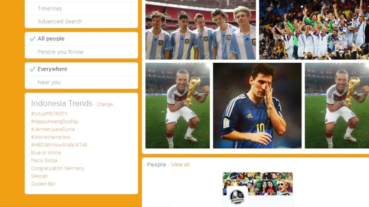 Jerman Juara Dunia Jadi Hits di Twitter