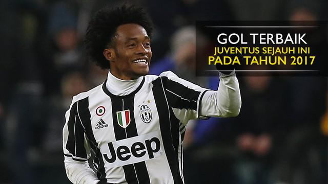 Juan Cuadrado berhasil mencetak gol indah kala berjumpa Inter Milan dan menjadi salah satu di antara 5 gol terbaik Juventus pada tahun 2017 sejauh ini.