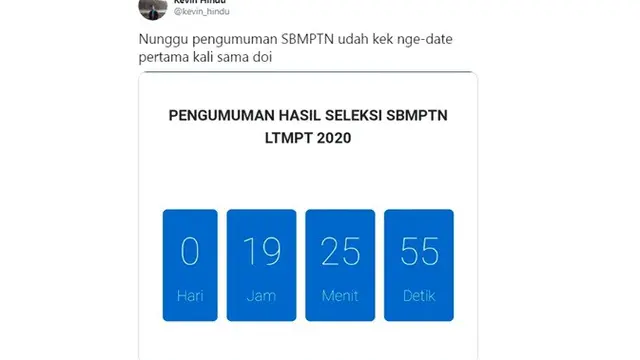 8 Curhatan Netizen Tunggu Pengumuman SBMPTN 2020, Bikin Ikut Deg-Degan