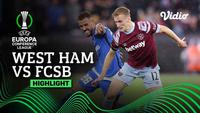 Berita video highlights matchday 1 Grup B Europa Conference League 2022/2023 antara West Ham United melawan FCSB yang berakhir dengan skor 3-1, Jumat (9/9/2022) dinihari WIB.
