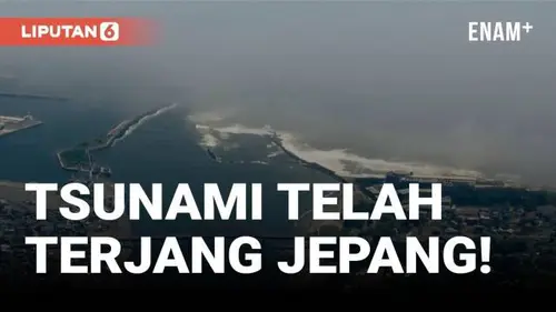 VIDEO: Tsunami Hantam Hokkaido Usai Gempa Dahsyat Magnitudo 8,8