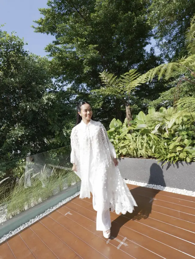 Potret Taman di Rumah Baru Yura Yunita