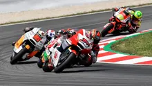 Pembalap Astra Honda Racing Team, Dimas Ekky Pratama, saat turun pada balapan Moto2 Barcelona di Sirkuit Catalunya, Minggu (17/6/2018). (Astra Honda Motor)