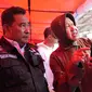 Mensos Tri Rismaharini dan Pj Gubernur Sulsel Bahtiar Baharuddin (Liputan6.com/Istimewa)