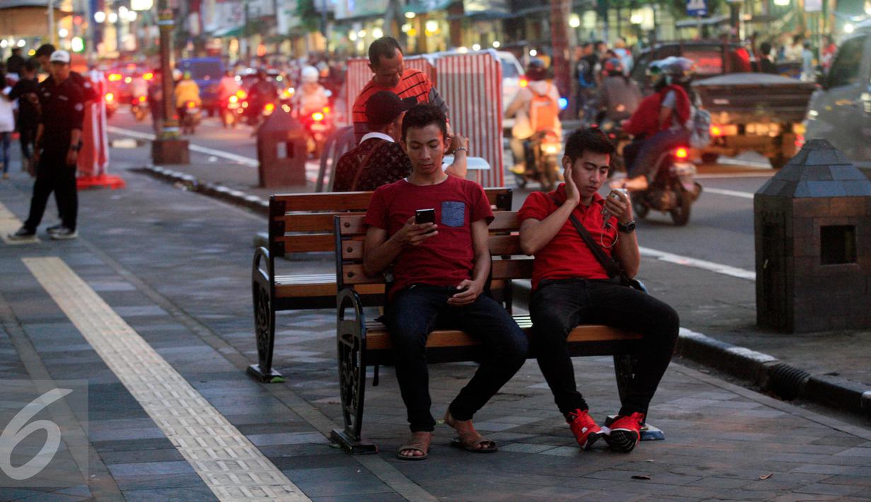 Malioboro Kini Bebas dari Parkir Motor Foto Liputan6 com