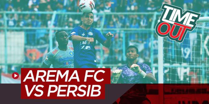 VIDEO: Time Out Shopee Liga 1 2020, Arema FC Takluk dari Persib di Malang