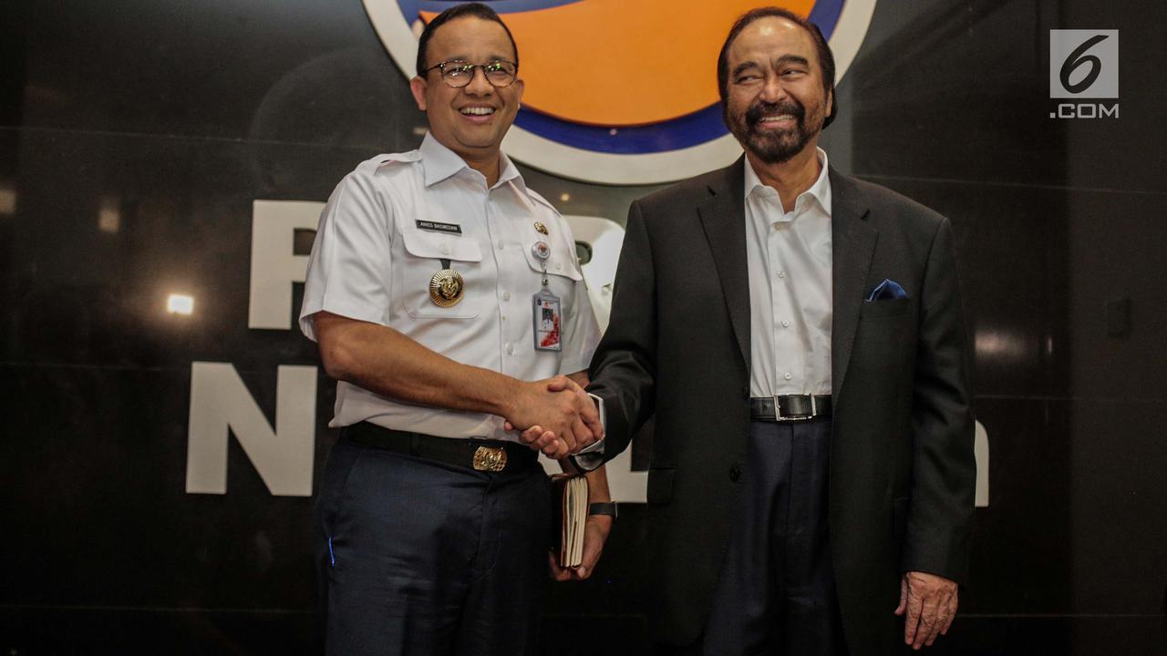 Anies Baswedan Bertemu Surya Paloh