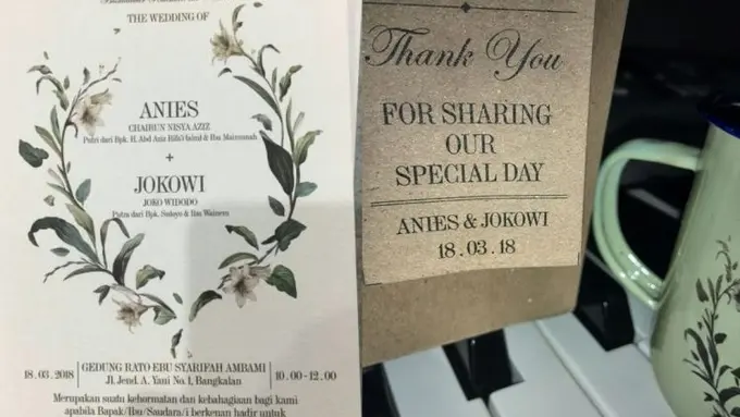Fakta di Balik Undangan Pernikahan Anies dan Jokowi yang Viral di Media Sosial