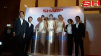 Peluncuran Ultrasonic Washer, pembersih noda pakaian oleh Sharp di Jakarta, Kamis (29/9/2016) (Liputan6.com/Agustin Setyo W)