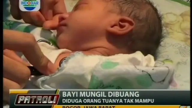 Bayi Mungil Dibuang, Diduga Orangtuanya Tak Mampu