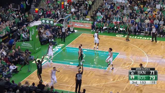 Berita video game recap NBA 2017-2018 antara Boston Celtics melawan Brooklyn Nets dengan skor 108-105.