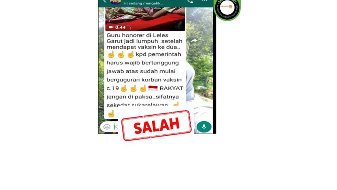 Cek Fakta guru di Garut