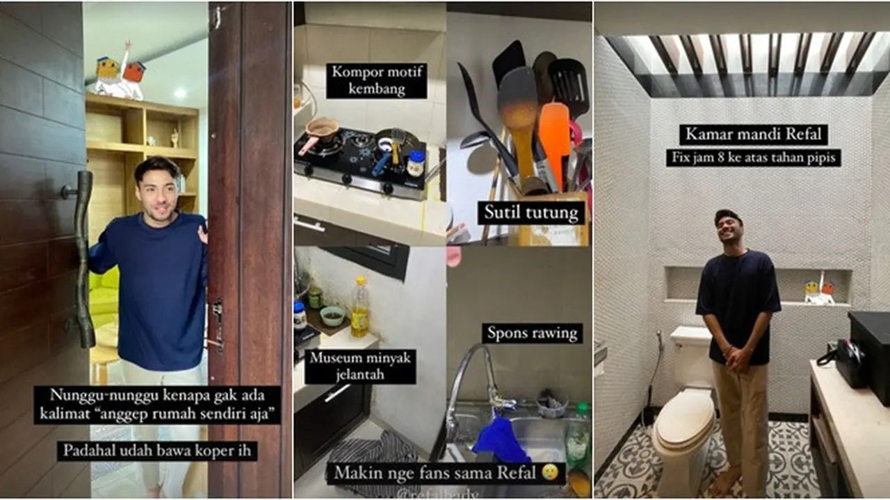 9 Potret Isi Rumah Refal Hady Bergaya Vintage dengan Nuansa Kekinian, Bikin Betah