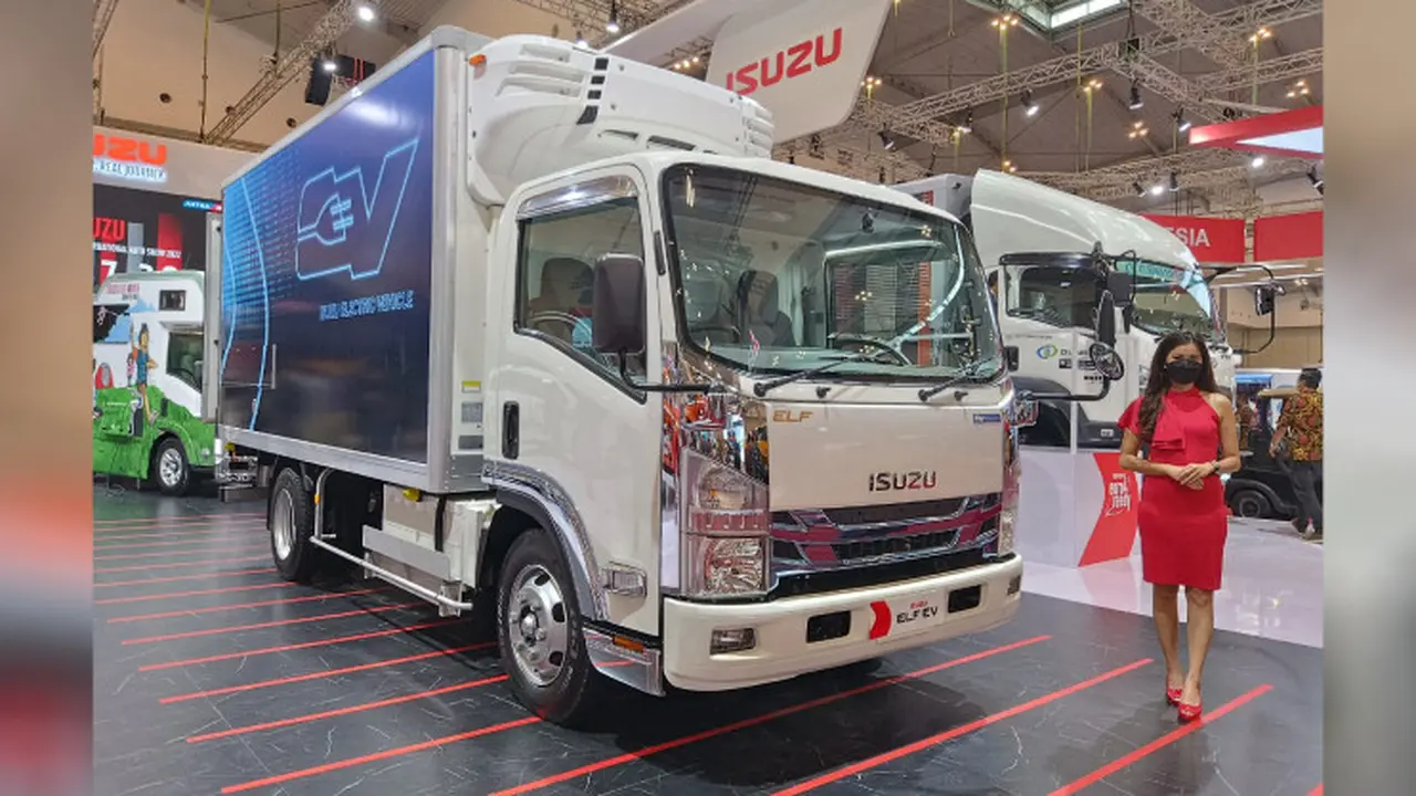 Truk listrik Isuzu jadi bahan studi bagi PT IAMI di Tanah Air