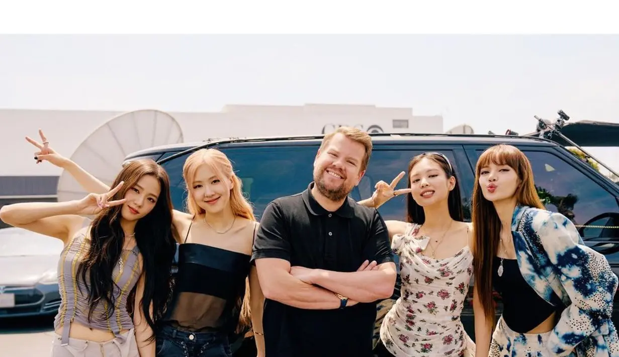 Aksesori Jennie BLACKPINK di Carpool Karaoke James Corden bikin warganet tercengang (instagram/latelateshow)