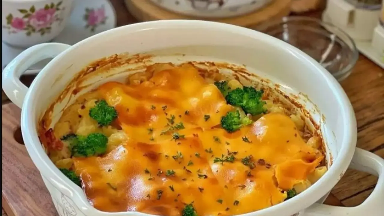 Resep  Makaroni Panggang.  foto: Instagram @koh_aming