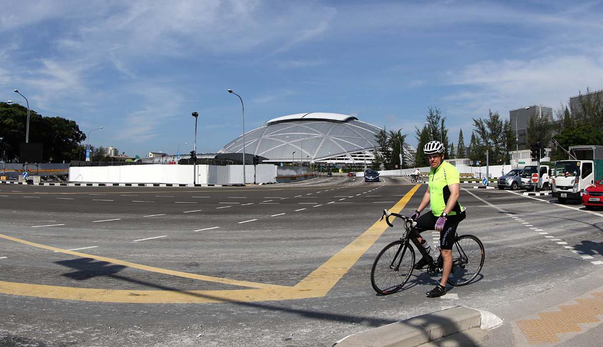 Lingkungan yang bersih dan tertib mendukung kelancaran SEA Games 2015. (Bola.com/Arief Bagus)